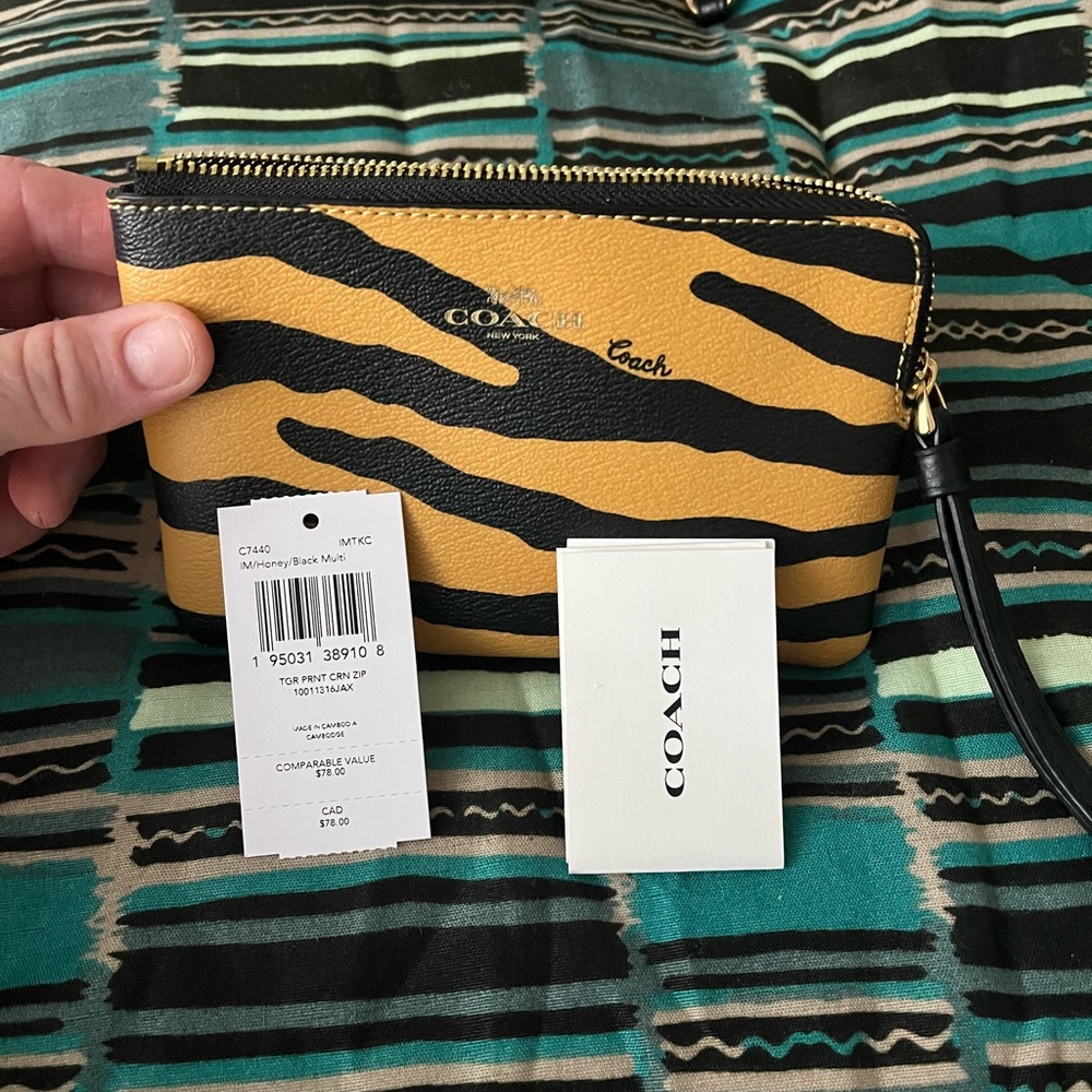 Authentic Coach Wristlet